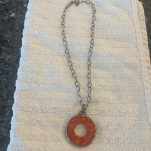 Silpada Fiesta Pendant Necklace 17” chain